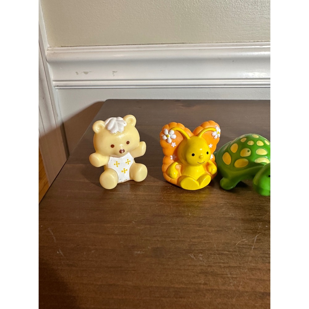 Vintage 1American Greetings Corp Figures Lot Bear Butterfly Turtle Bunny - Picture 2 of 10
